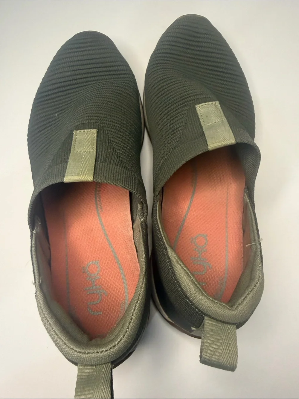 Ryka slip-On Knit woman Sneakers in Olive Green